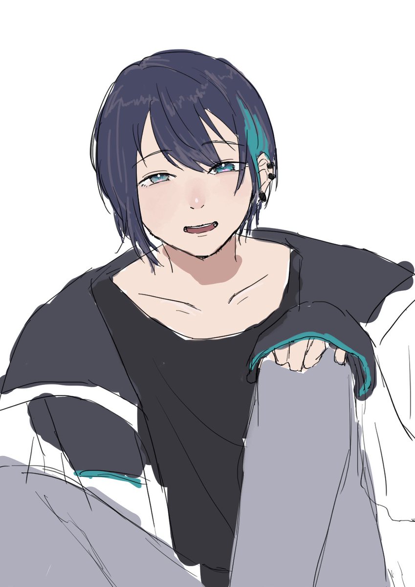 daraqueeeen's tweet photo. 誕生日おめでとうのワンドロ黛
 #灰画 https://t.co/WXCrddIZYF