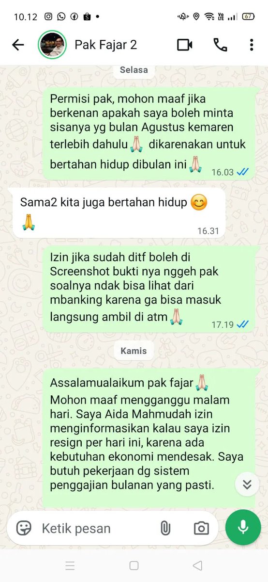 Smash1014314's tweet photo. The power of sosmed 😭

Minta tolong bantuannya, kalau kalian ada di posisi seperti ini, kira-kira harus ngapain menghadapi owner yang begini?

Gaji karyawan nggak dibayar. Bahkan kalau resign, gajinya juga nggak akan dibayarkan dengan alasan mereka lebih mendahulukan gaji karyawan yang masih bekerja.

Masalahnya, adik saya masih bekerja sampai sekarang, tapi total gaji yang belum dibayarkan sudah lebih dari Rp9 juta selama lebih dari 3 bulan.

Dan owner-nya TIDAK TAKUT VIRAL. Malah katanya senang karena perusahaan jadi terkenal.

Bantu up & like ya, bantuan kalian sangat berarti 🙏