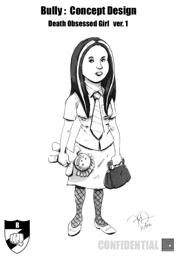 SofyTofy3's tweet photo. Was looking at all Bully concept artworks and realized the heavy potential for some OCs/fanmade cliques. https://t.co/cIsdoKIVhy