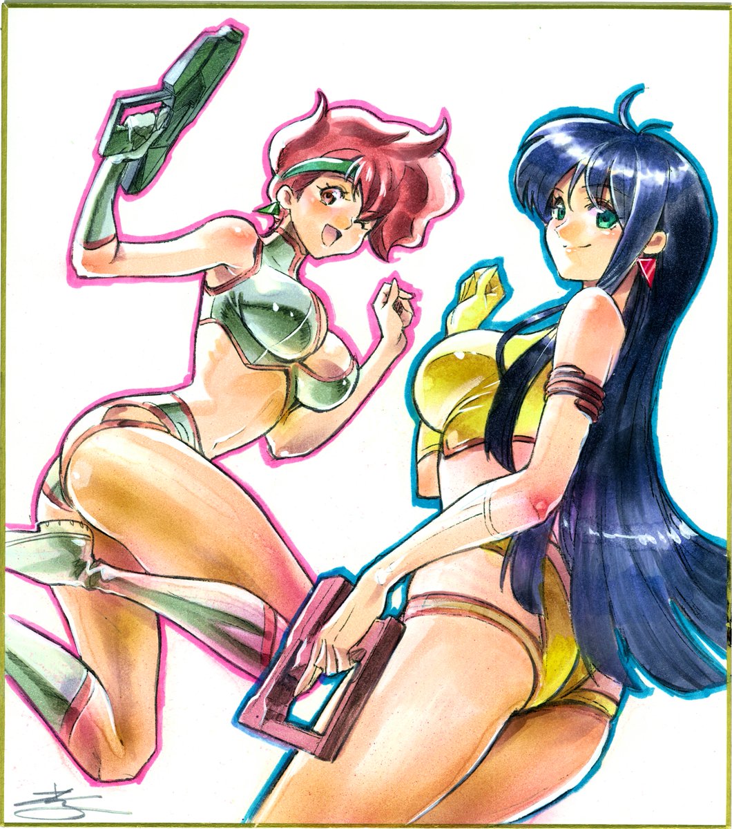 RO_YOSHIMIYA's tweet photo. #dirtypair https://t.co/NhcLRL04CK