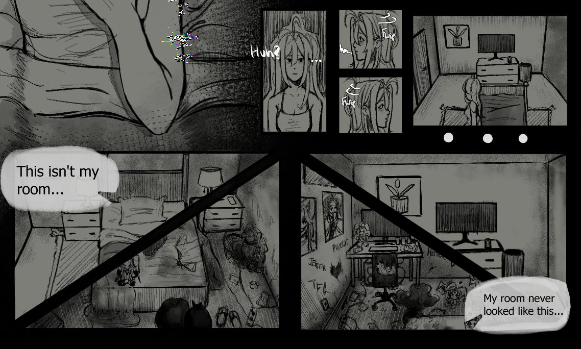 yoeezzy's tweet photo. Tfc x Oc pt. 5 out now 😋 

#tfc #thefreakcircus #pierrot #oc #art #minicomic https://t.co/wX2OOPlbnt