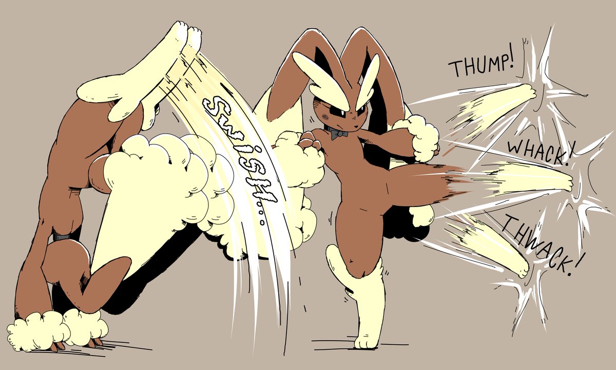 JIStheFox's tweet photo. ➡️⬇️➡️🅱️🐰🐾🐾🐾🐾

#Lopunny #pokemon https://t.co/uOHdqXNfp1