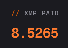 xmrpad_app's tweet photo. $4,600 in XMR already redistributed.

$xmrpad https://t.co/h8c1uSIht1
