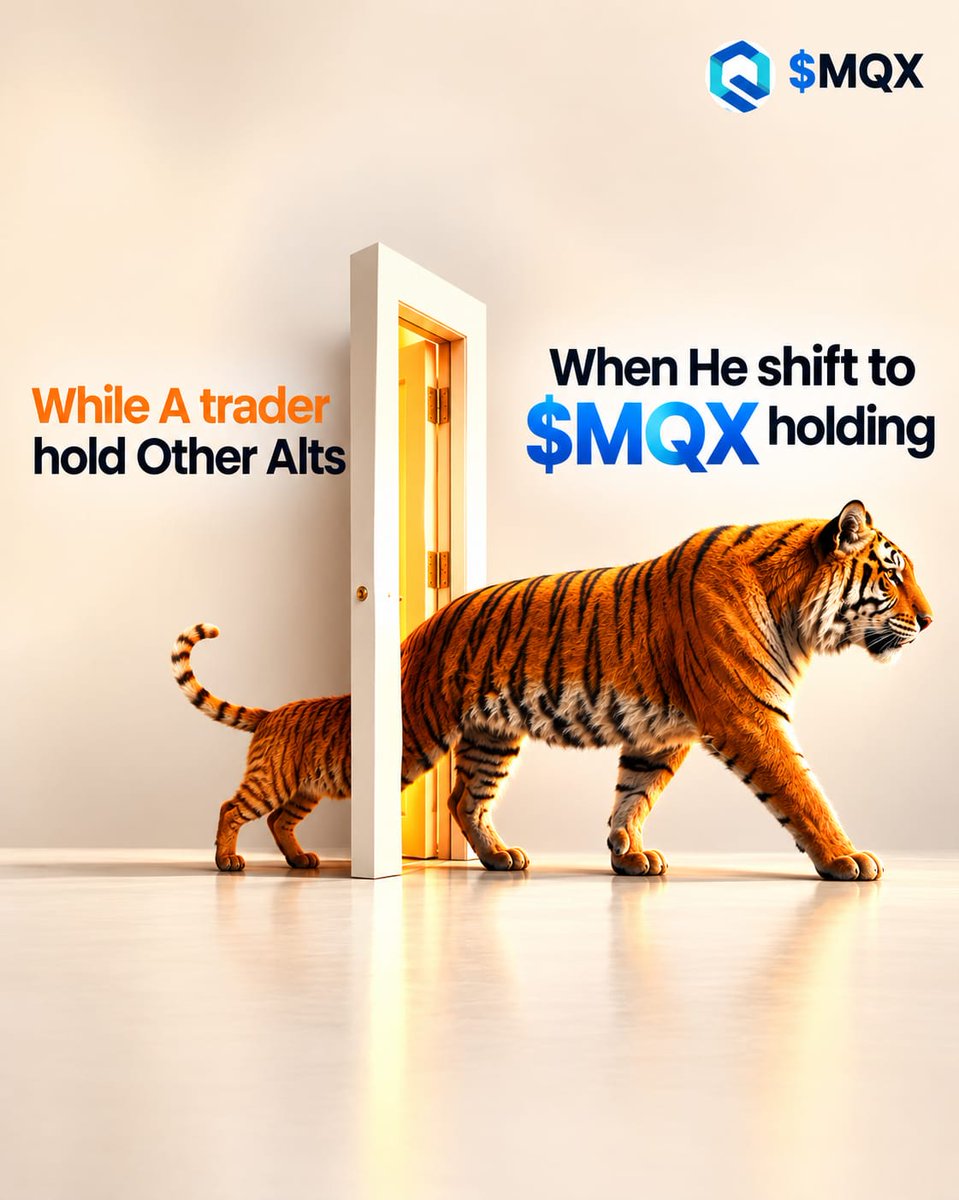 01Raihann's tweet photo. From holding other alts to holding $MQX , the upgrade hits different. 🐯

Sometimes the real move is knowing where to shift your focus. 👀

$MQX @maiqfinance 🚀 https://t.co/tdSQQ0MFLN