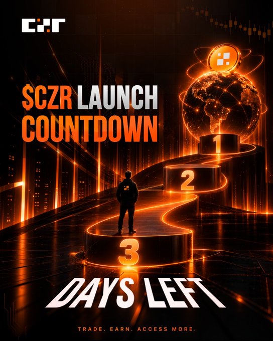 inter989811's tweet photo. @czrexchange
Really hyped for the $CZR launch in just 3 days! The exclusive CZR/USDT trading on Oct 1 plus that 70% fee discount for holders is a strong move. Looking forward to seeing how the utility plays out. Let’s go! #czrtoken #czr https://t.co/yephR4jshk