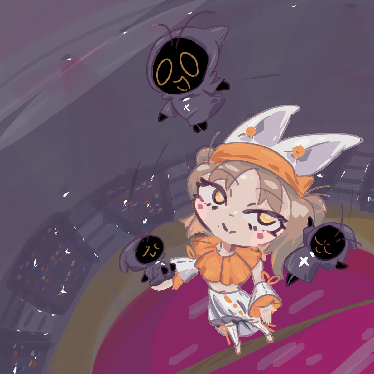 FasahFoos's tweet photo. a follow up to the nino costume stream #絵xorcist https://t.co/otoSWXfRQy