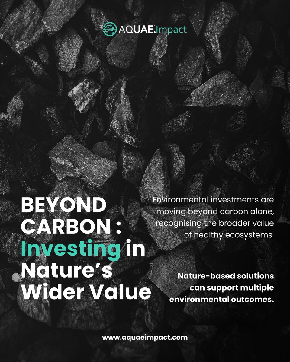Aquaeimpactorg's tweet photo. A Nature-based investment can go beyond carbon. The AQUAE Labs Ecosystems Conservation Index (ALCI) combines verified carbon measured biodiversity and ecosystem co-benefits, connecting conservation with measurable value.
#ALCI #Biodiversity #NatureBasedSolutions https://t.co/J7kp17Vf2I