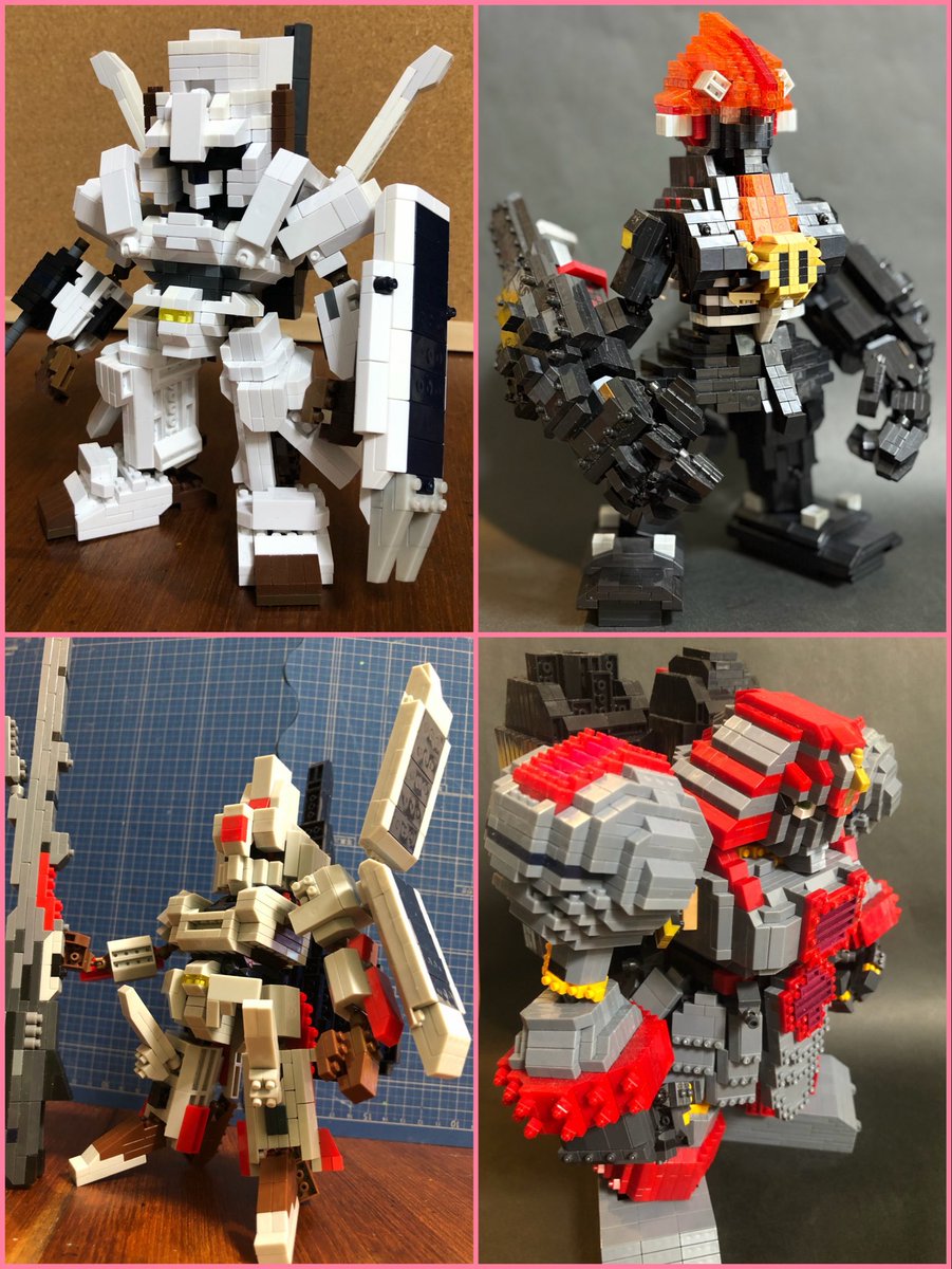 tsueyunatu's tweet photo. #全クリエイターに告ぐロボットの作品を解放せよ 
DAISOのプチブロックで作ったロボ集結です
結構作ったな😁

#プチブロック https://t.co/qAyWwCphdO