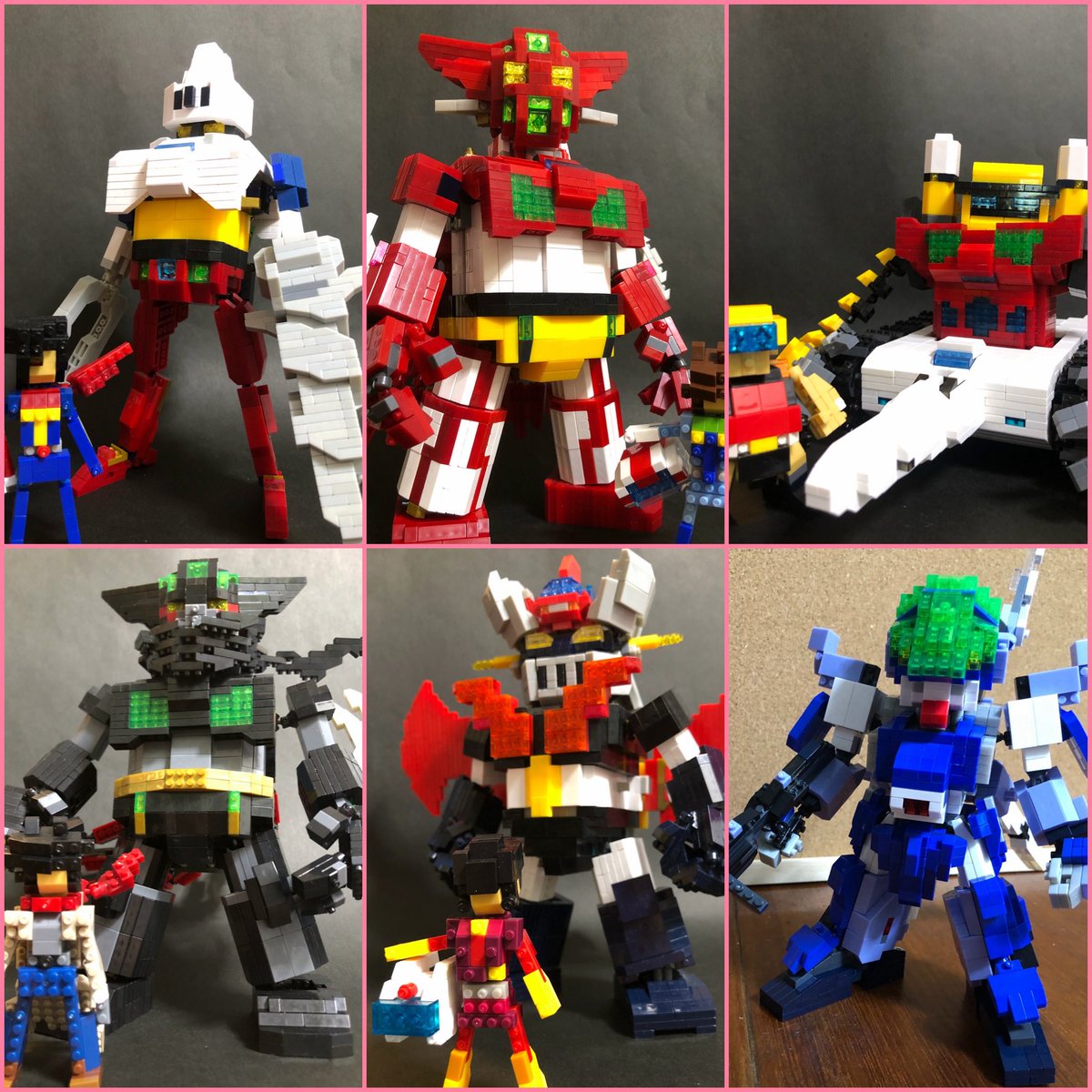 tsueyunatu's tweet photo. #全クリエイターに告ぐロボットの作品を解放せよ 
DAISOのプチブロックで作ったロボ集結です
結構作ったな😁

#プチブロック https://t.co/qAyWwCphdO