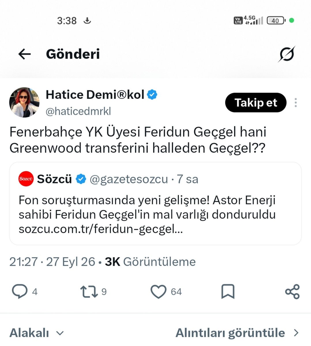 dikfbli's tweet photo. @haticedmrkl Feridun bey Ekran resimleri alındı şahısların şirketinizi karalama kampanyasından kaynaklı olarak kayıp olan haklarınızı tazminatla geri alabilirsiniz bu şahıslardan https://t.co/c4wIwlIz5J