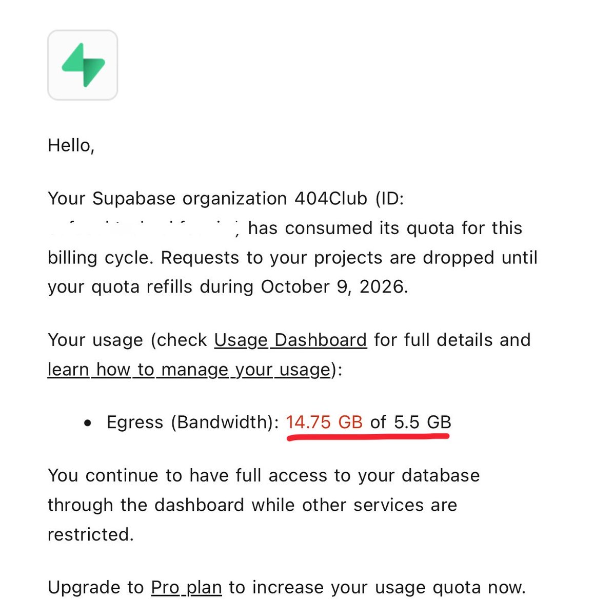 birdabo's tweet photo. you guys are insane!!! 

woke up to @cribble_ai going viral and hitting way beyond the free bandwidth Supabase offers. 

sorry for the new players who couldn’t onboard, this might take awhile :/ i know, i should’ve moved to a VPS while i had some time 😂

is it possible for @supabase to help out 👀 funds for this project got held by polar for 4 months lol.