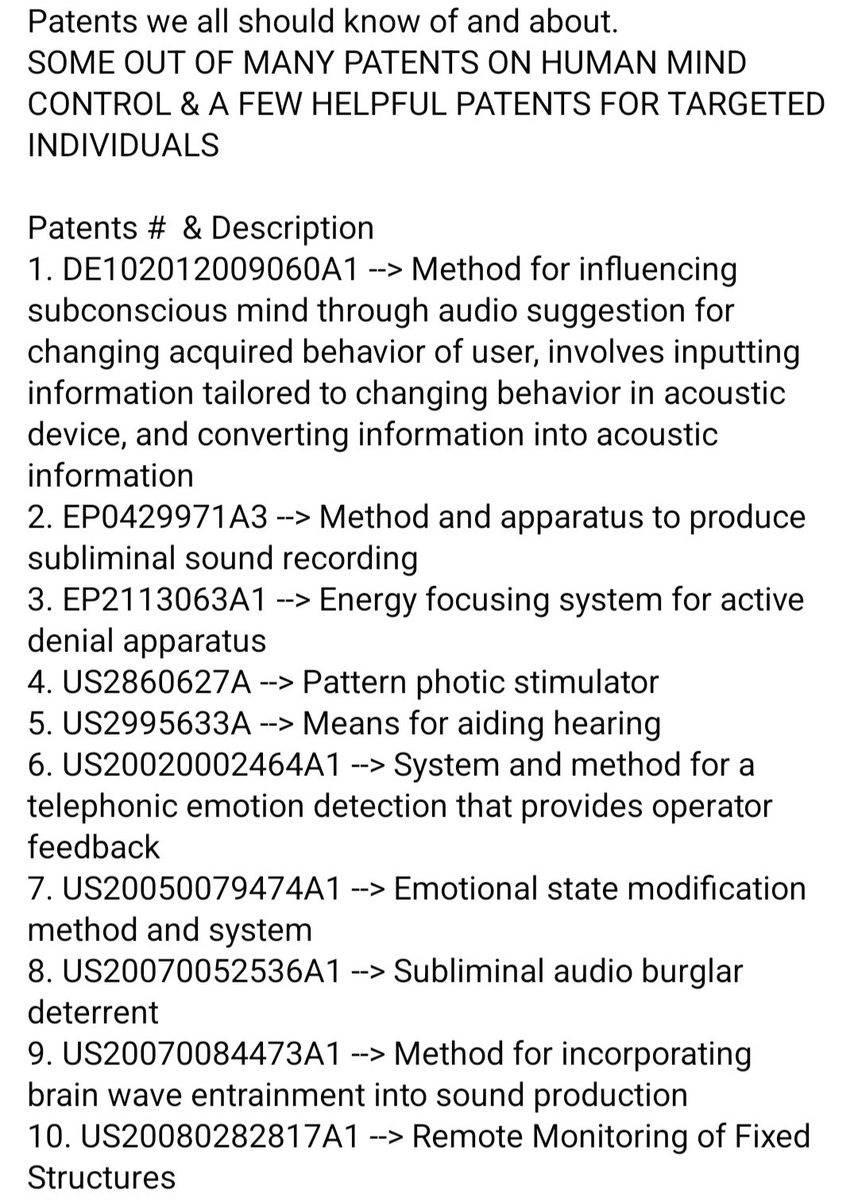 Beeman333's tweet photo. A list of patented technologies TIs might want to be aware of (Part 1)... https://t.co/giBl43ZeoV