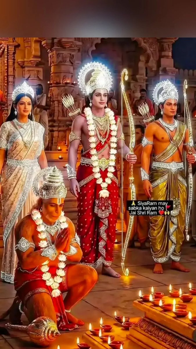 Ar81200's tweet photo. जय श्री सीता राम 🚩🙏

मंगल भवन अमंगल हारी।
द्रवहु सुदसरथ अजिर बिहारी॥
दीन दयाल विरदु संभारी।
हरहु नाथ मम संकट भारी॥
होइहि सोई जो राम रचि राखा।
को करि तरक बढ़ावै साखा॥
जौ प्रभु कृपा करहिं एहि भाँती।
सब गहुँ सुखद होइ एहि राती॥ https://t.co/gVtdfURT4d