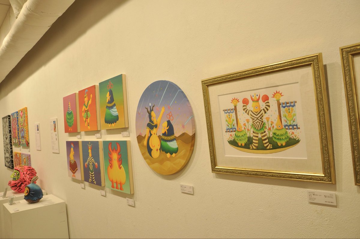 hg_Picasso's tweet photo. 企画展HELLO Metamorphica会期終了いたしました。
愉快なイキモノたちの作品展でほかの作家さんの作品も含めてとてもわくわくする楽しい空間でした！🌸

展覧会は終了しましたが、オンラインストアは10/4(日)まで続きます！
愉快な作品たちぜひチェックしてみてください！
https://t.co/k78T01gN7r https://t.co/ZObe4zfIaW