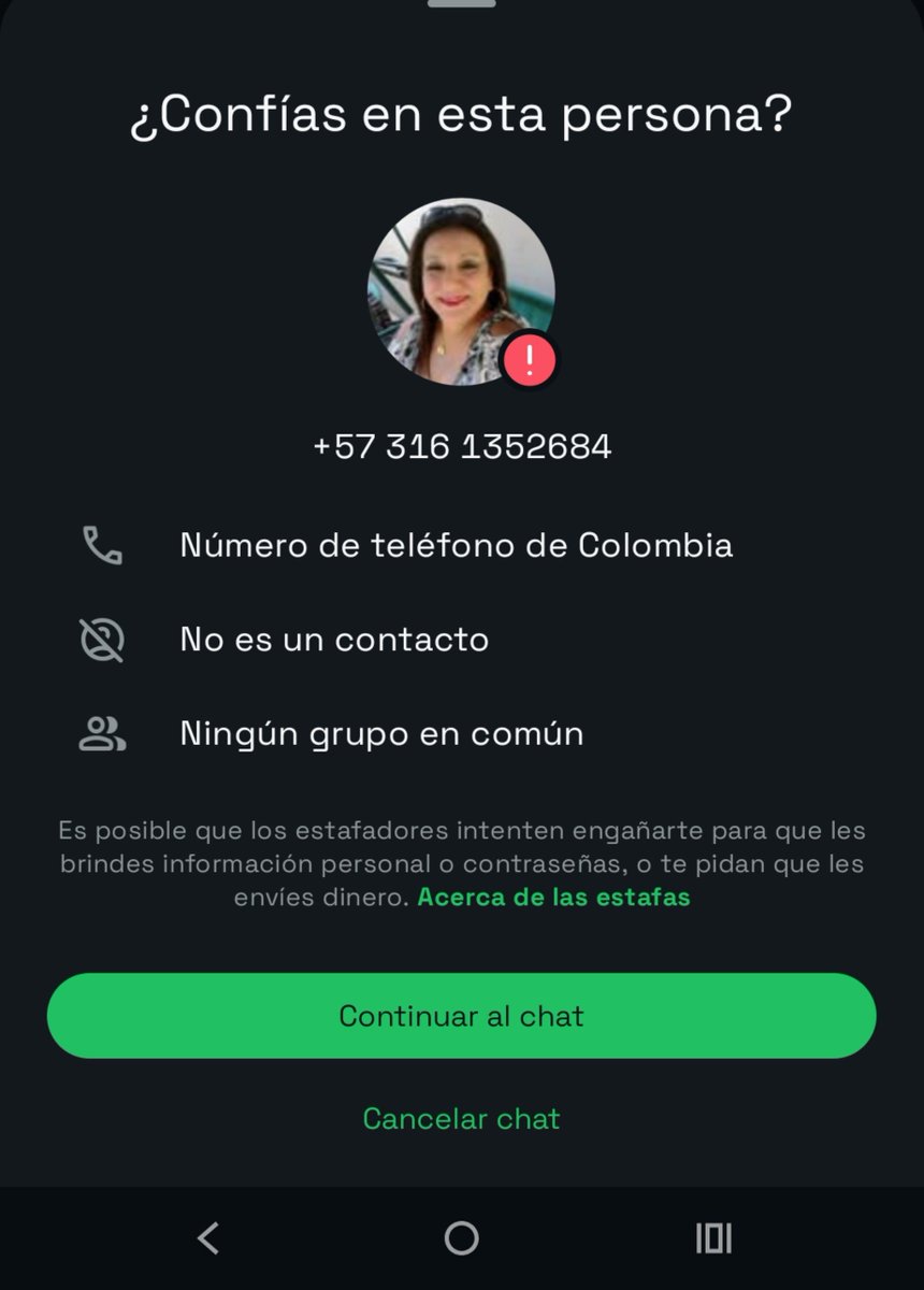 triggercats's tweet photo. REPORTAR URGENTE!
Expongo a este insufrible que se hizo pasar por la superintendencia de Colombia (Tiene foto de mujer pero me habló un hombre) para hackear mi WhatsApp https://t.co/D9cMVpF7Mh