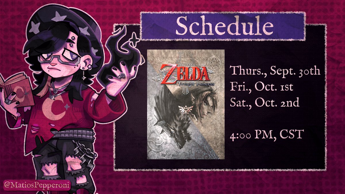wormwood_prod's tweet photo. stream schedule for this coming week !
----
tune in live! https://t.co/R5uUPEs6FX
----
artwork by MatiosPepperoni https://t.co/hFIlXTBwoN