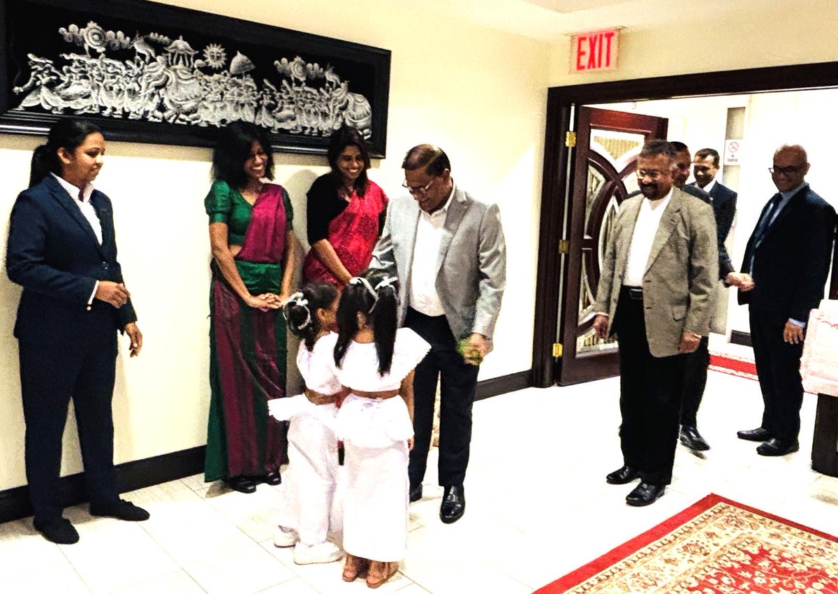 HMVijithaHerath's tweet photo. Arrived in New York yesterday to participate in the High-Level Segment of the #UNGA81. Looking forward to engage with the UN Secretary-General, Foreign Ministers and senior UN officials. 
@MFA_SriLanka @SLUNNewYork #UNGA81 #UNGA #SriLanka #DiplomacyLK #lka https://t.co/cOH7JSTJih