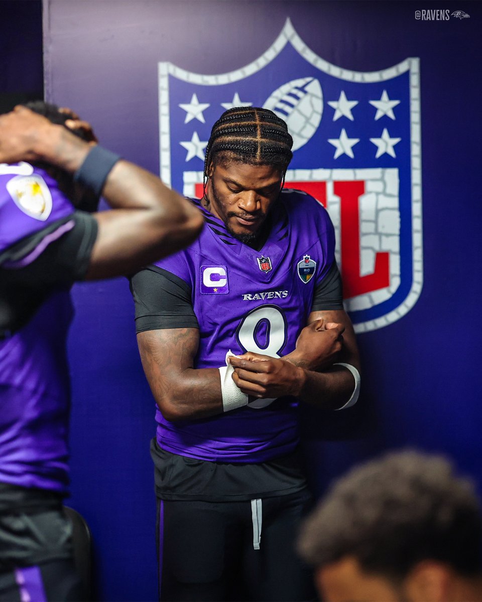 Ravens's tweet photo. Rocking with QB1 every time https://t.co/Q1oOBBYNC8