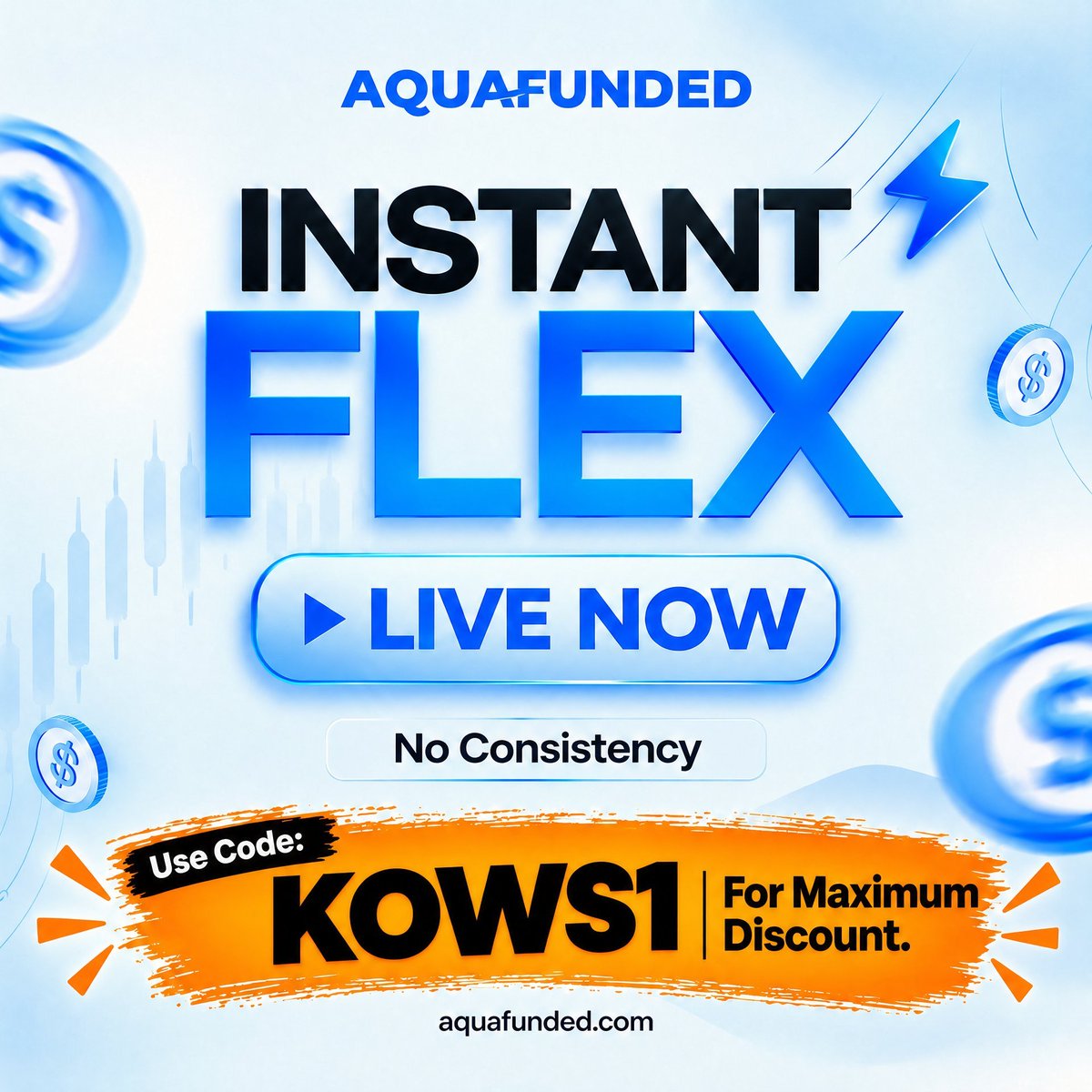 I_AM_KING012's tweet photo. As a newbie or beginner best advice..

Never starts forex trading or crypto trading with raw capital...

Leverage using prop firm and between top 10 best prop in forex NG thats where AquaFunded lies and they offer flexible rules, they got instant funded account without consistency rules, they got lesser and cheaper axxt affordable for traders or beginner and also a pay Later after pass account

Using CODE :- KOWS1 you get 25% Off.
Follow the rules and get paid.

Get funded now: https://t.co/zeu1hPHbFd