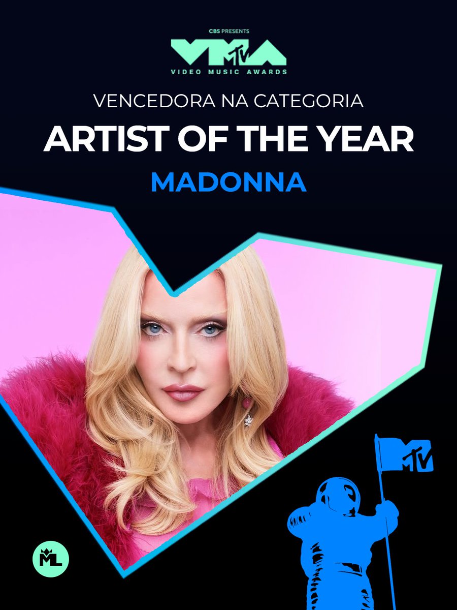 MadonnaLiteral1's tweet photo. 🏆 Madonna vence a categoria Artist of the Year #VMA https://t.co/gLbMw03BeG