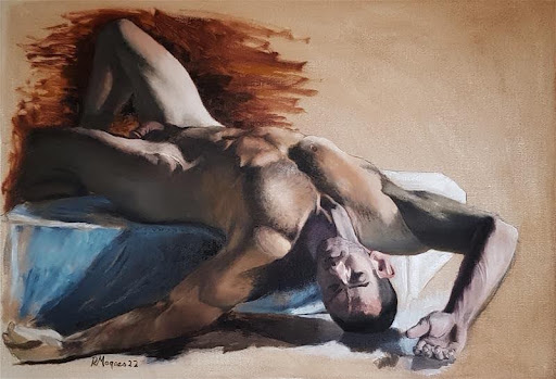 ArtModels's tweet photo. #ArtWorkOfTheDay  "Reclining" by Rob using Johnv059 as a figure drawing reference

Johnv059→ https://t.co/RYIcgN5qaC

More artwork inspired by PoseSpace→
https://t.co/Uj4mOYNvpG

#ArtOfTheDay #FigurativeArt https://t.co/vj6bTMv4Es