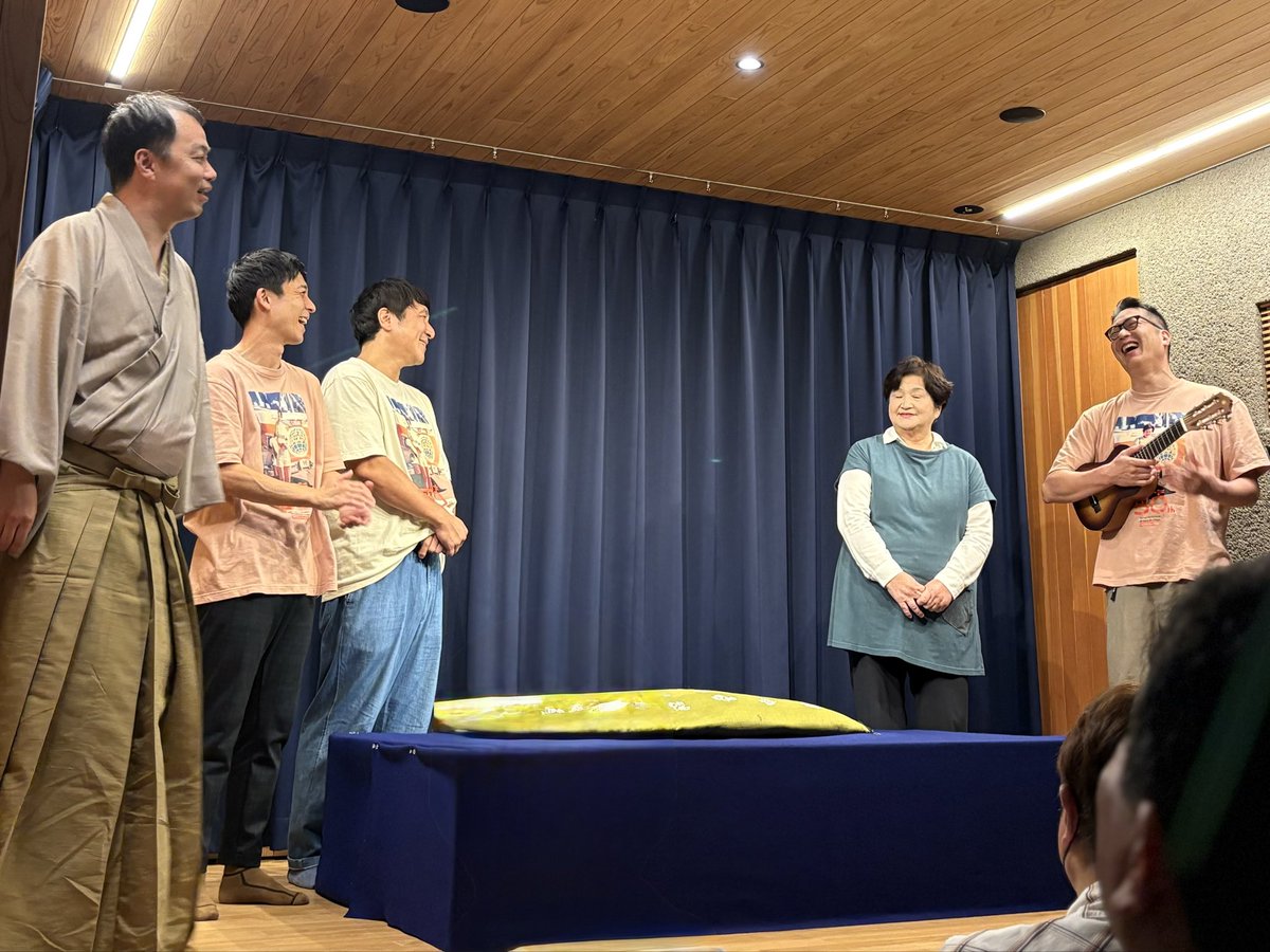 apricot0914's tweet photo. ソーゾーシーツアー2026山形
昼はネタおろし、夜は十八番ネタ公演！
それはそれは素敵な噺館さんの空間で、マイク無しの高座 計8席を浴びた時間は、今夏のベストオブ思い出の1日に✨
今日のみね子師匠はひときわ素敵だったなぁ🥲✨
そして、山形の人はみんな温かい！ https://t.co/qyuhWwgxdO