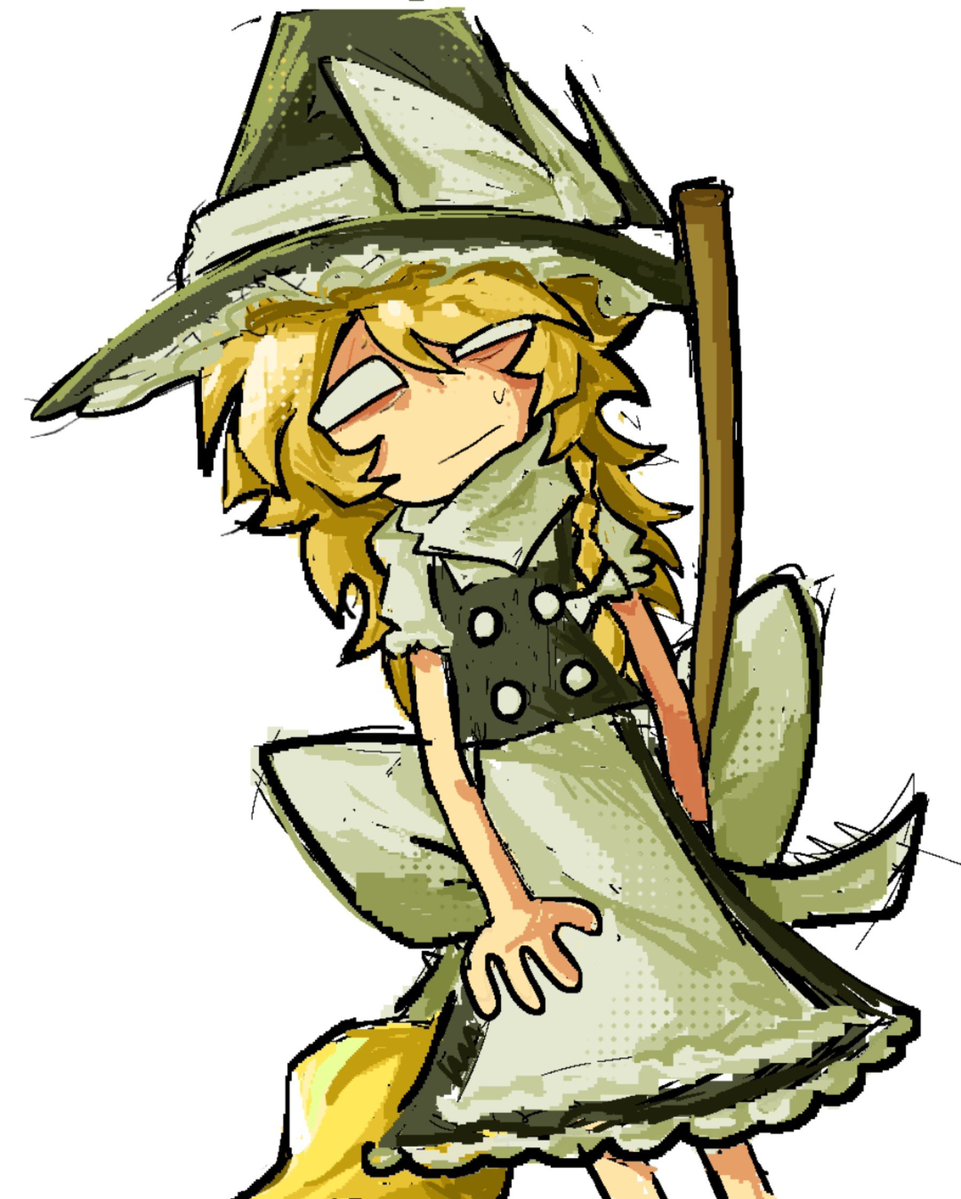 SillyCatx3's tweet photo. Marisa #touhou #東方Project https://t.co/kyqai8coAG