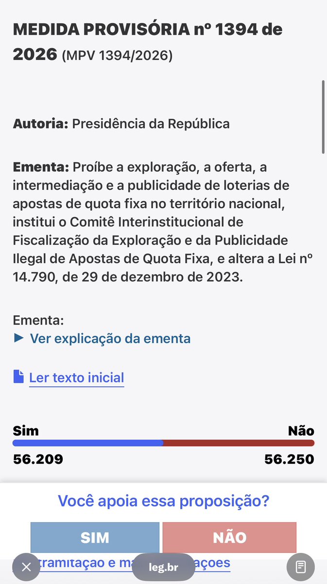 BocaMano27447's tweet photo. Votem em sim kralho, vamo derrubar essa bosta de cassino https://t.co/oQdNl1R2RT
