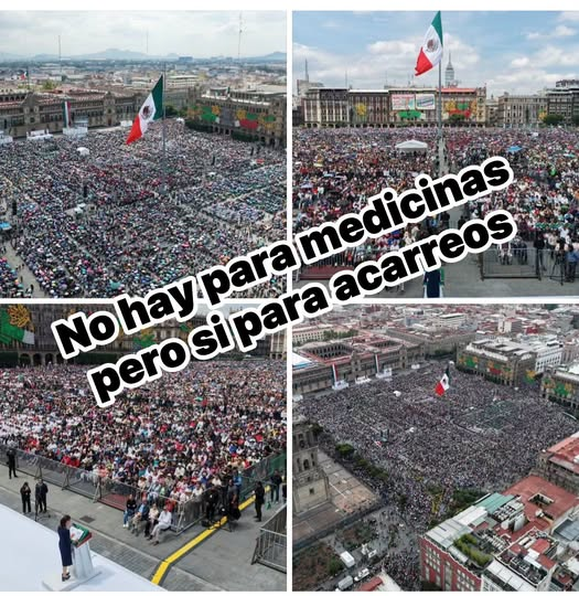 jose_anbriz's tweet photo. Se calculan más de $300 millones de pesos en acarreos, pagos a los asistentes y logística para llenar los mítines de Sheinbaum.
Pagos individuales a asistentes: Testimonios e investigaciones periodísticas han documentado que a algunos asistentes y trabajadores del Estado se les han entregado pagos en efectivo que oscilan entre los 500 y 900 pesos por persona, además de gastos de alimentación y transporte. 
Ejercicios de estimación señalan que tan sólo cubrir apoyos individuales para movilizaciones masivas puede superar los 300 millones de pesos, dependiendo de la magnitud del evento.
decían que eran diferentes y salieron peores.