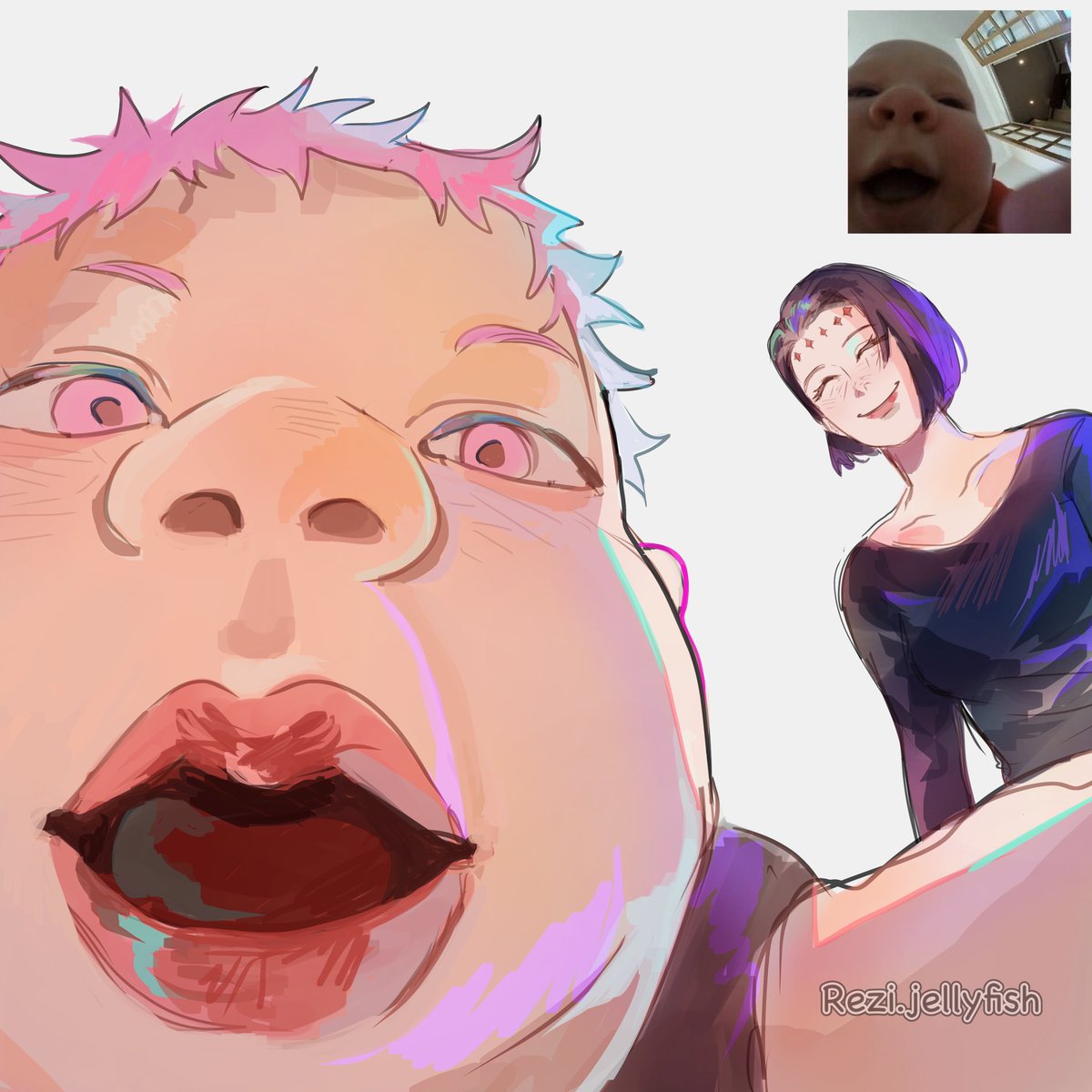 imrezibtw's tweet photo. I love drawing fat baby Yuuji https://t.co/sapeJ5SYj1