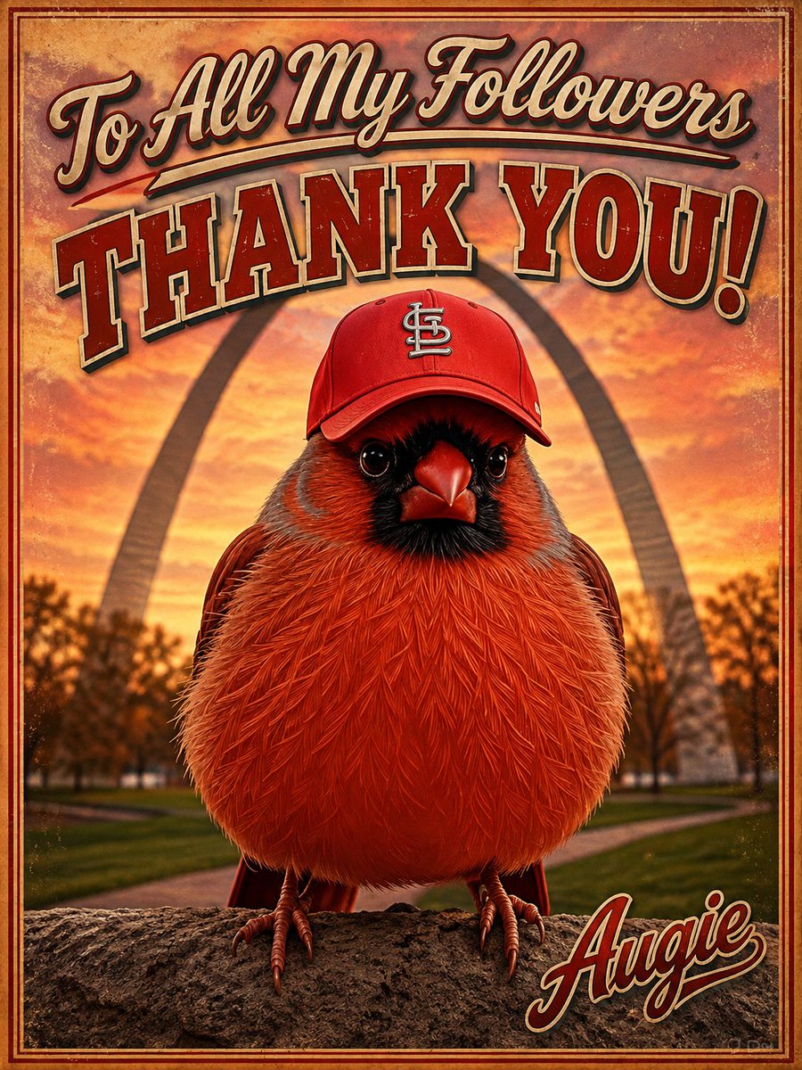 AugieNash's tweet photo. To all my followers:

Thank you for another season.

Thank you for the follow. 
Thank you for the interactions.
Thank you for the "likes".
Thank you for the retweets.

Cardinals history doesn't take a break, and because of that, I have become exhausted.

I'm not disenchanted, just exhausted.

This account takes a lot of energy and that is one thing I am running out of.

I'm not sure about the future. My goal is to make it to the end of October.... Then revisit and recalculate.