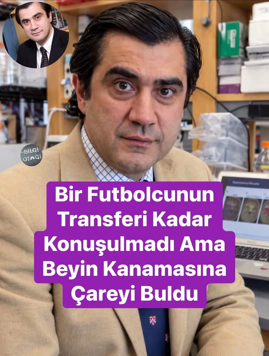 Saka_larr's tweet photo. Beyin kanamasına çözüm buldu, ancak bir futbolcu transferi kadar gündem olmadı.

Genetik bilimi denildiğinde dünyada öne çıkan isimlerden biri Prof. Dr. Murat Günel… 🇹🇷👏

ABD’de Yale Tıp Fakültesi’nde önemli görevler üstlenen Prof. Dr. Günel, beyin kanamalarına yol açan genler üzerine gerçekleştirdiği çalışmalarla tıp dünyasında büyük ses getirdi.

Henüz 34 yaşındayken Yale’de bölüm başkanlığı görevine gelen başarılı bilim insanı, anevrizmaya neden olan genlerin keşfine yönelik öncü çalışmalara imza attı ve ABD Sağlık Bakanlığı tarafından birçok kez ödüllendirildi.

Bilim dünyasında kendisinden “Dahi Türk” diye söz edilmesi boşuna değil…

Türkiye’yi uluslararası alanda gururla temsil eden Prof. Dr. Murat Günel’i yürekten kutluyor, başarılarının genç bilim insanlarına ilham vermesini diliyoruz. (Bilgi Otağı)