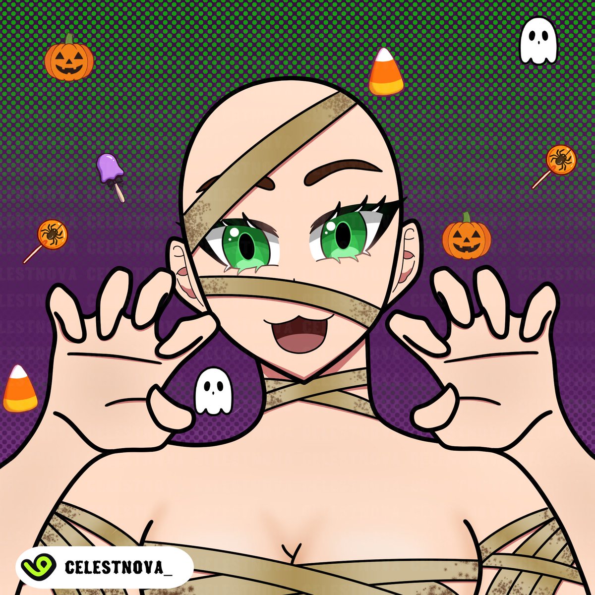 CelestNova_'s tweet photo. 🎪 ART RAFFLE 🎪

Hello everyone I'm doing my first ever art raffle i hope you enjoy this art Goodluck!!

1 winner will receive a YCH Halloween Icon

How to join: 
• Follow 
• Like &amp; RT    
• Drop your oc in the comments

#Vtuber #ArtRaffle #Art https://t.co/vH4O1tSPpG