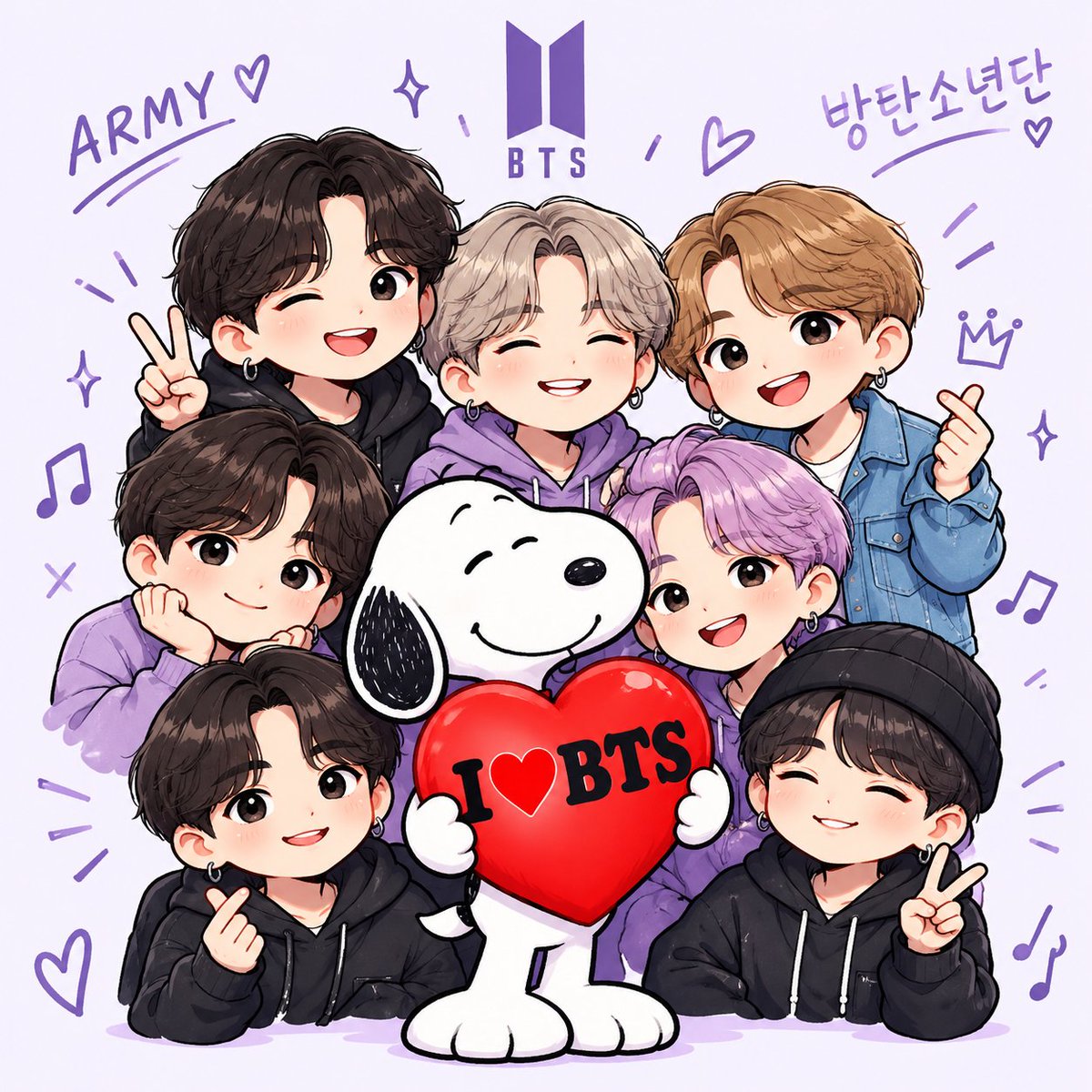 snoopyb047's tweet photo. I love you bts ♥️ https://t.co/YfCqpNSr6H
