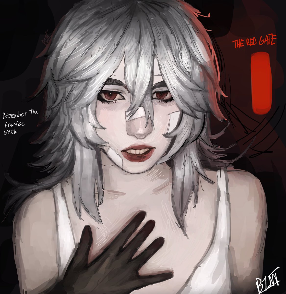 BIMTEntity's tweet photo. Ariane art to get rid of my horrific art block #SIGNALIS #Signalisfanart https://t.co/UTOBmPTO5m