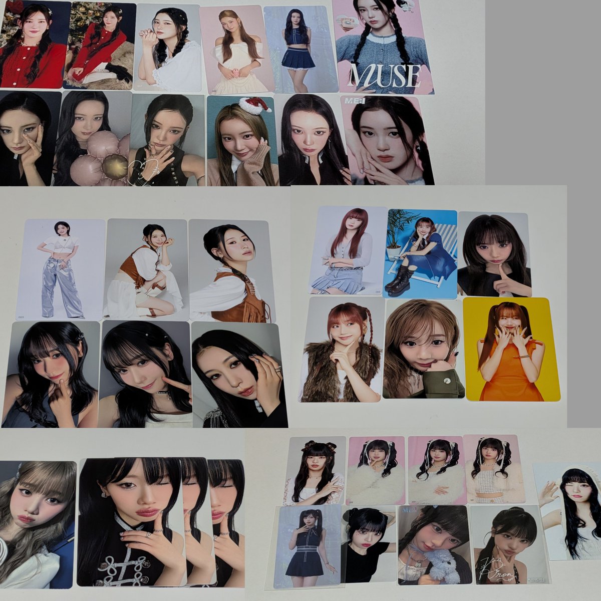 ayanedebuttt's tweet photo. ME:I グッズ トレカ 交換

譲  画像1~3(元メン含む全メンバーあり）

求  画像4~6(赤枠激求>消えていないもの)

10/3関東オフラまたは10/10STARフェス手渡しのみ、郵送❌

基本交換のみ、買取希望の場合要相談

桃奈、文寧、恵子であれば何でも検討します！お気軽にお声がけください！！
#ME_I交換 https://t.co/J21j5465gX