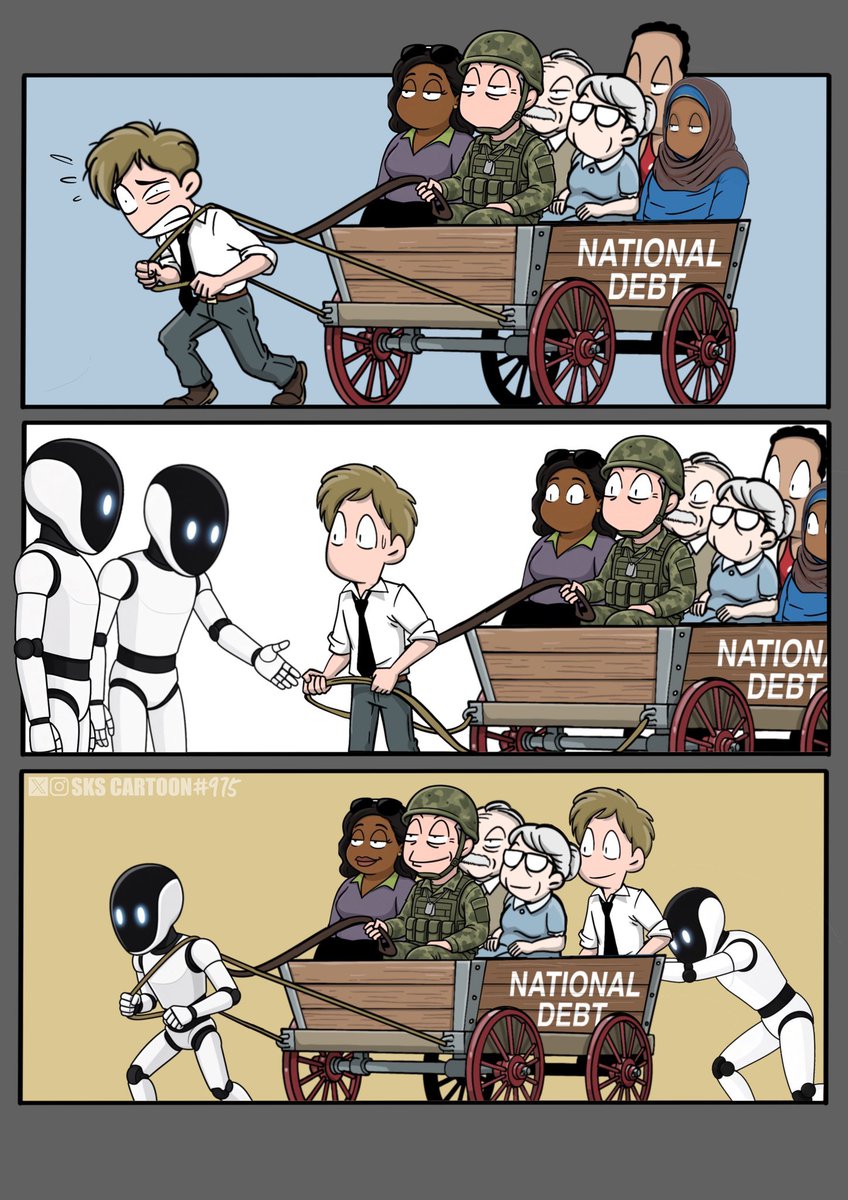 skscartoon's tweet photo. AI might solve all of our problems https://t.co/2mzbFFzGy2