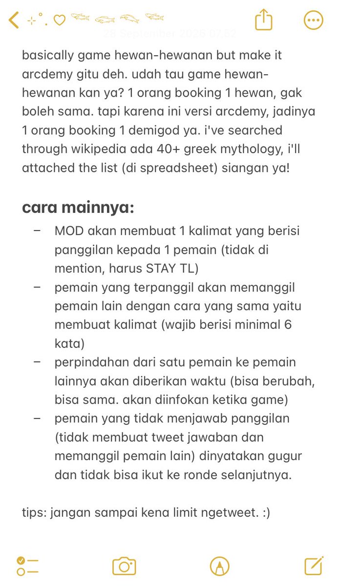 hazel_lumen's tweet photo. nanti link spreadsheetnya ak kasi siangan/sore iaaa, list demigod skalian ada kolom buat taro nama kalian biar egk ush reply buat bookingnya🩷 https://t.co/UgnMmQCXNL