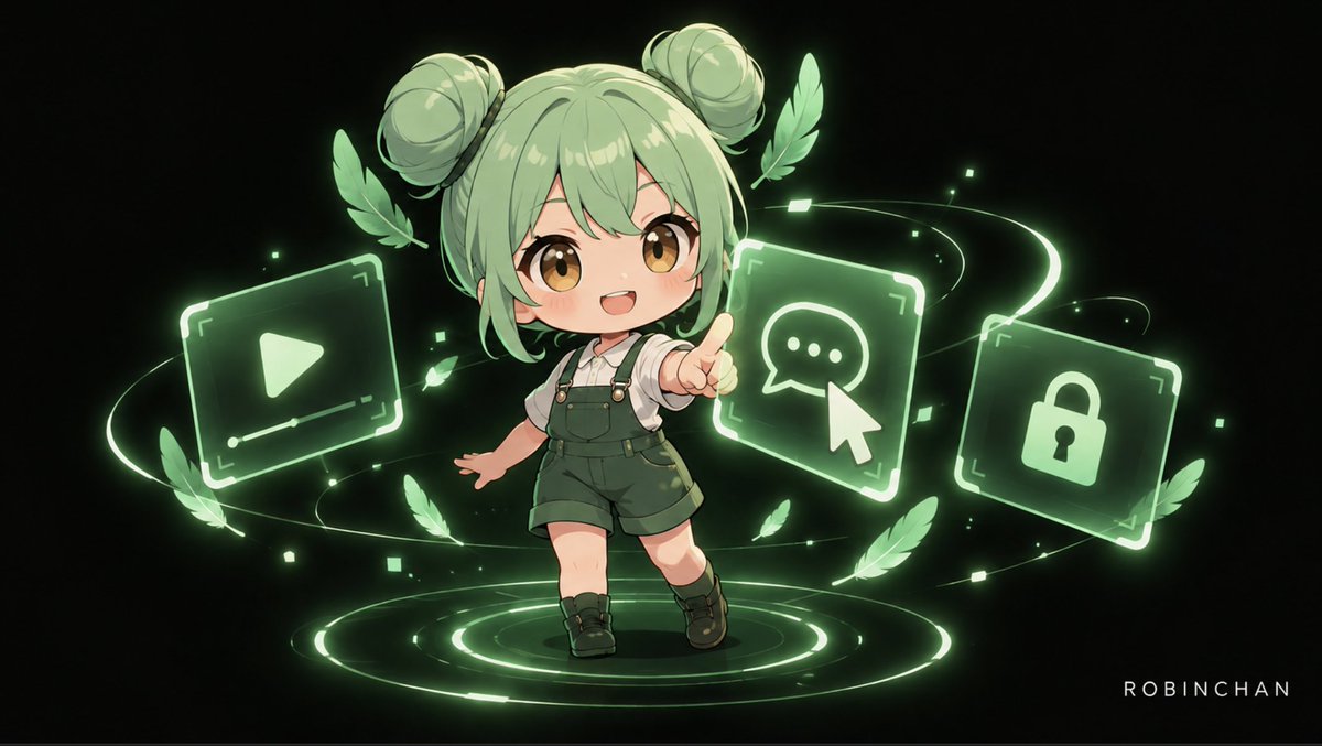 Rchanperps's tweet photo. Robinchan update. 

① perps demo video full walkthrough from wallet connect to signed tx
② chat execution just tell her what to trade, she handles the rest
③ tier system the more $RCHAN you hold, the more she unlocks

building.

https://t.co/YCDZOrUu9Q
$RCHAN https://t.co/Bbtr4ZxpQF