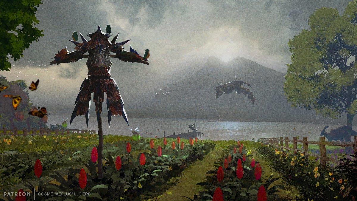 cosmelucero's tweet photo. Some chill Monster Hunter paintings.
#fanart https://t.co/S6CztavTEv