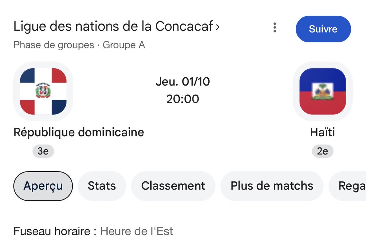 Jhanedouze's tweet photo. Jedi , 8hpm 🇩🇴 vs 🇭🇹 https://t.co/B4gGz3efTl