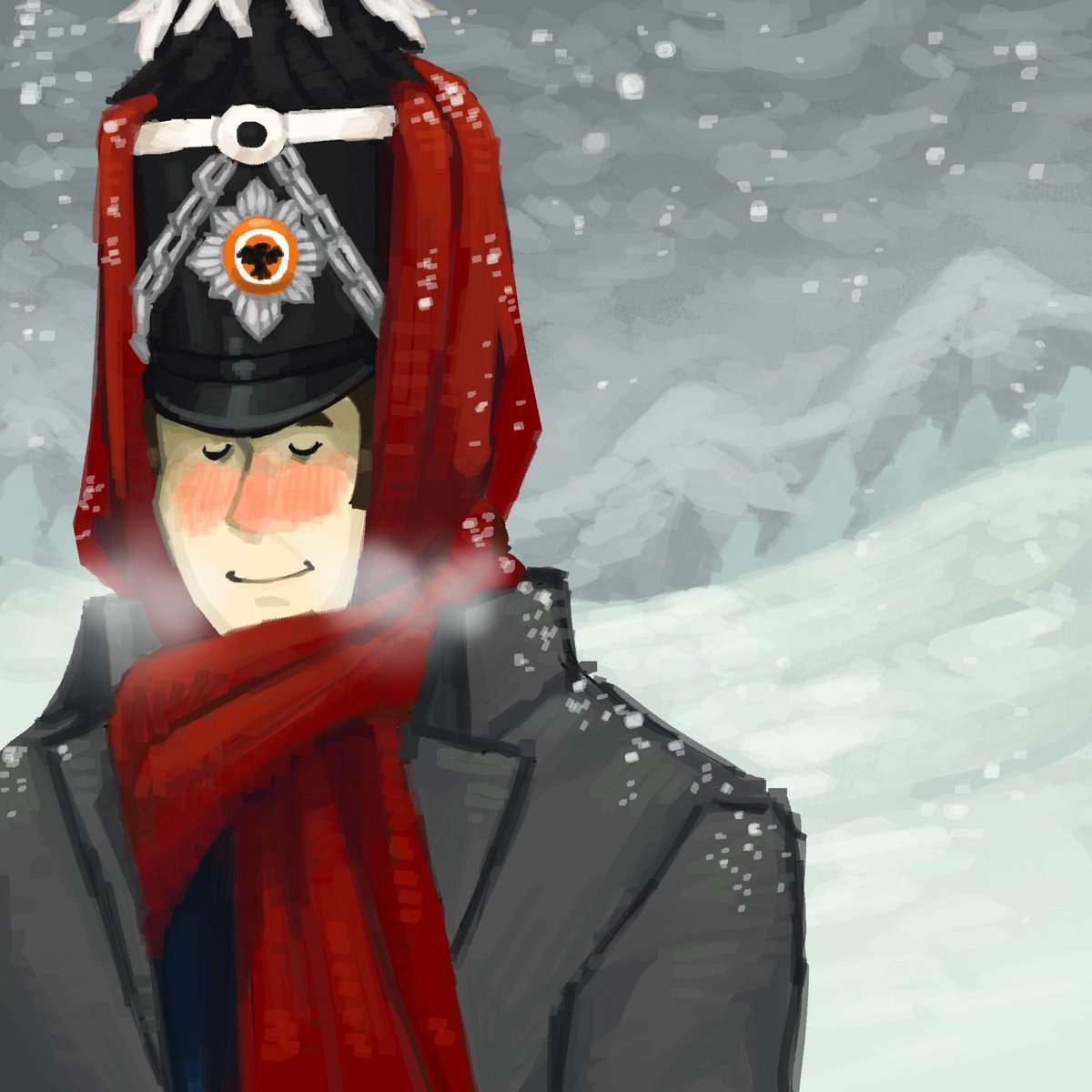 wabunguss's tweet photo. moritz is cold. freeze him
#gutsandblackpowder https://t.co/H5LDO2LPuP