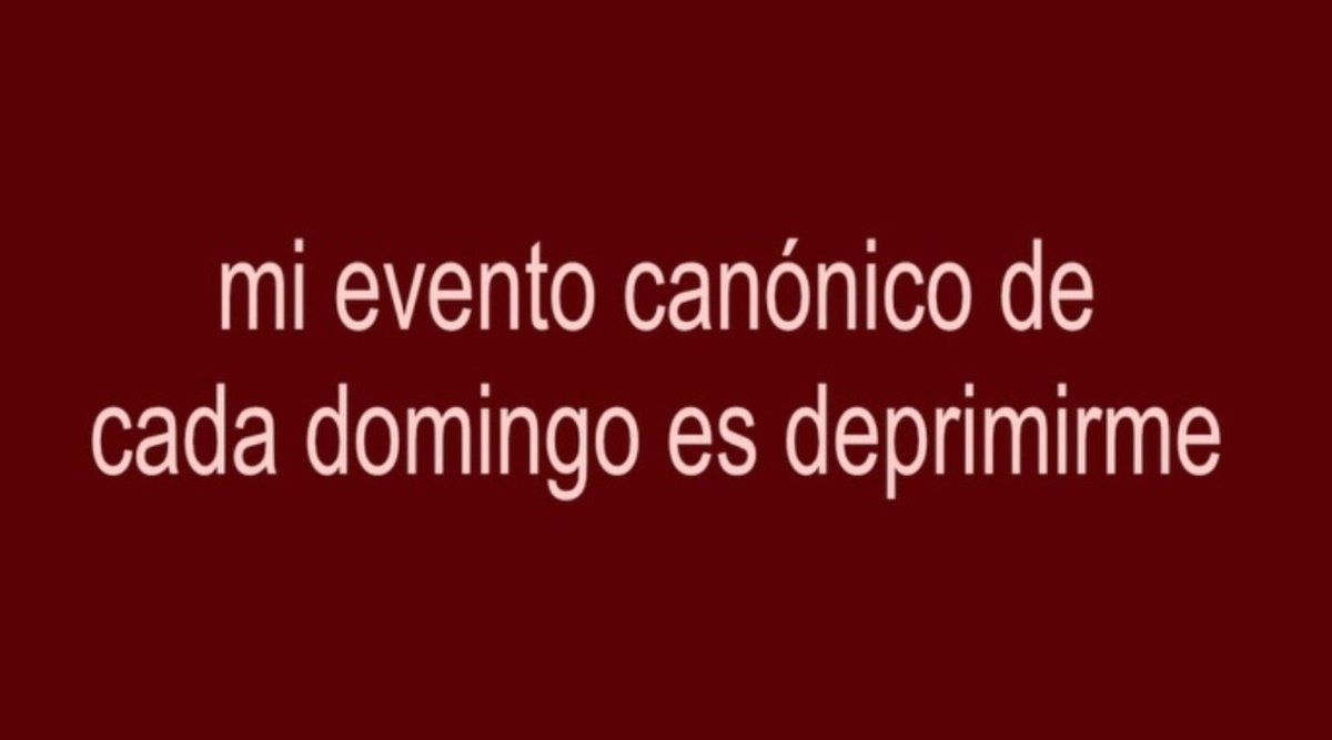 by__lu's tweet photo. Mi mood cada domingo https://t.co/DlpXFNXdQo