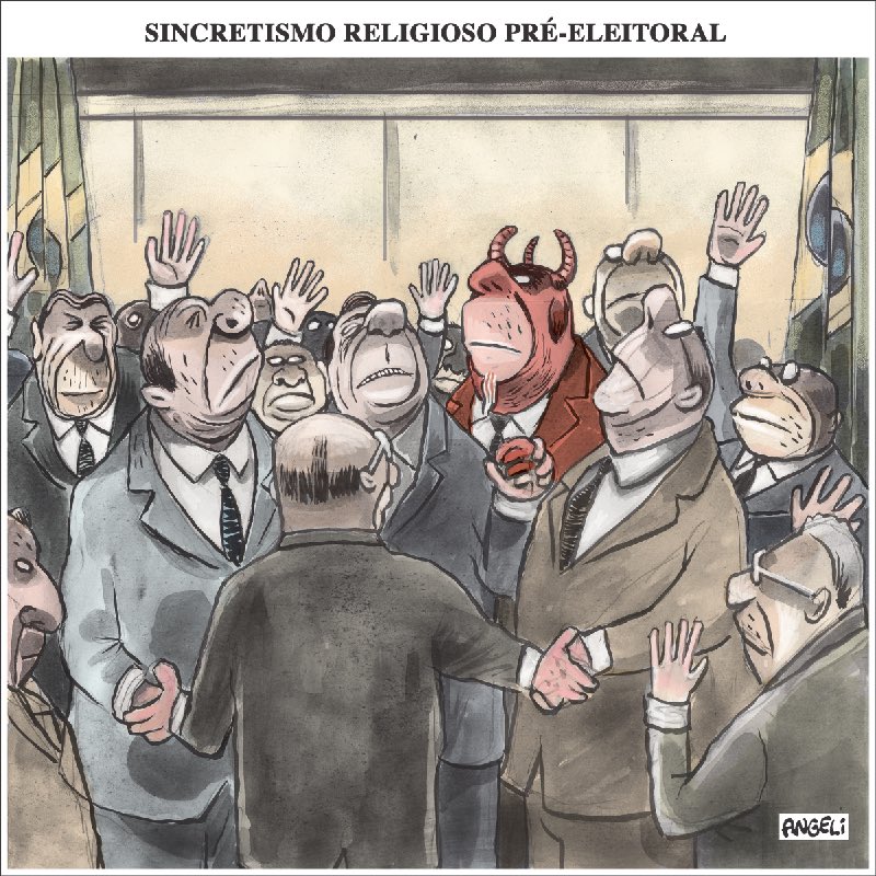 Angeli_'s tweet photo. Charge original - @folha set/2009 
.
#angeli #politica #religiao #charge https://t.co/sViJt8MDrO
