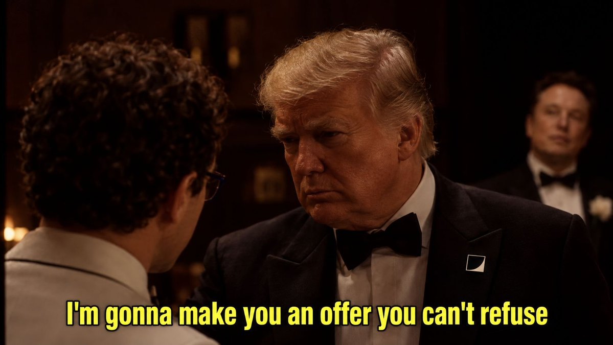 beffjezos's tweet photo. the most e/acc thing Trump could do is force Dario to open source older models so US OSS AI can catch up https://t.co/qPM7MWTkiz