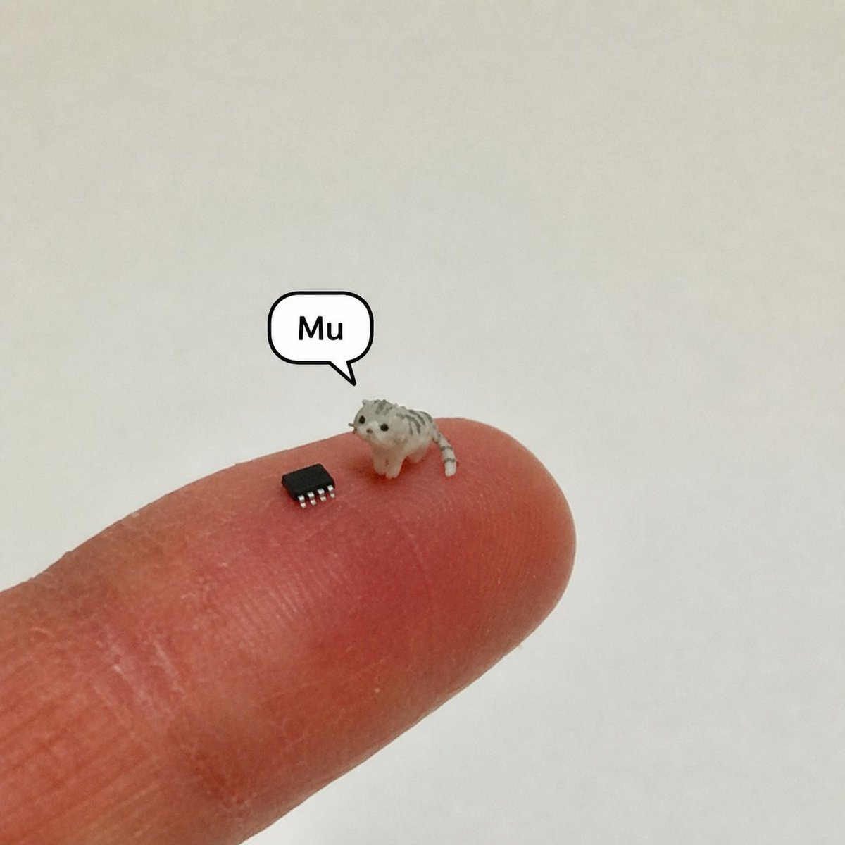 micat_mu's tweet photo. they put a microchip in the cat

i put the cat next to the microchip

same energy https://t.co/aZUxSdLsRZ