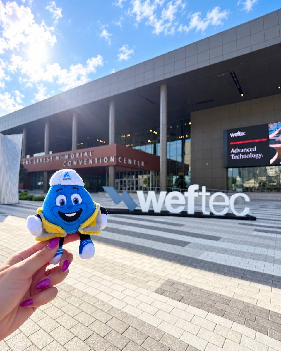 awwa's tweet photo. #WEFTEC, we’re here! 💧⚜️

Operator Eddy and the team can’t wait to see you! Stop by Booth #553 to say hi, chat with us, and grab your very own Eddy Blind Box! 👀

Come find us and see which Eddy you get! https://t.co/Kxvryx8ezL