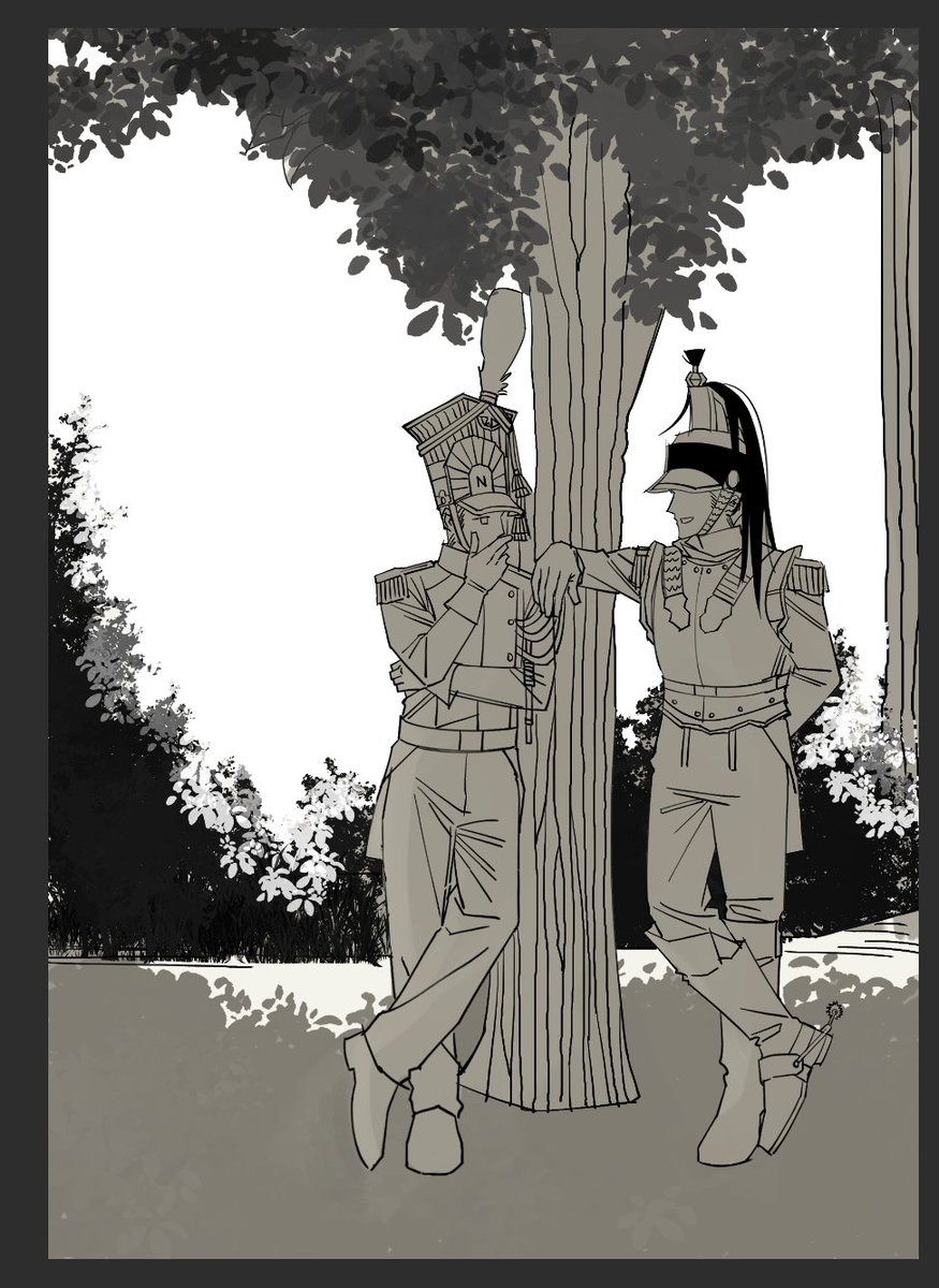 kkkyrr's tweet photo. I’m busy preparing for my graduation project, so I probably won’t be posting any tweets for a while. It’s nothing major, but I’ll leave behind an early stage sketch before I go. See ya ^_^! https://t.co/rHflpioLbh