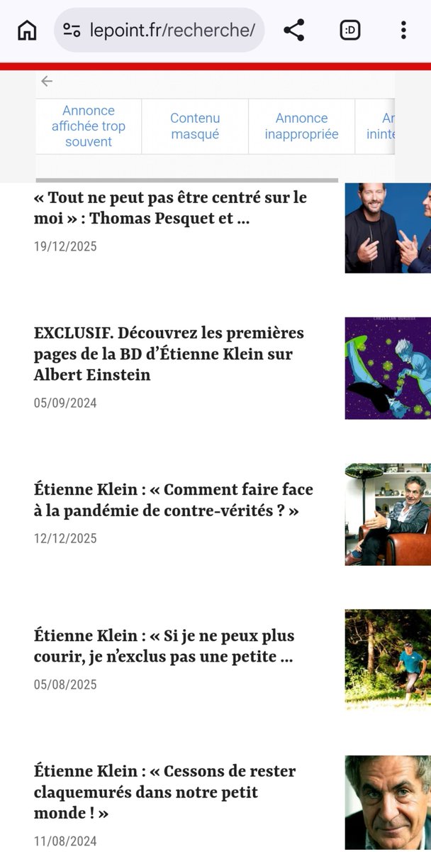 NassiraELM's tweet photo. Curieusement, Géraldine Woessner n'a jamais dénoncé les plagiats dont s'est rendu coupable Etienne Klein. Son journal Le Point lui a pourtant ouvert ses colonnes de 2023 à 2025. En 2026, l'université lui retire son doctorat en raison de plagiats sur les deux tiers de sa thèse. https://t.co/Qb1nvQK82j