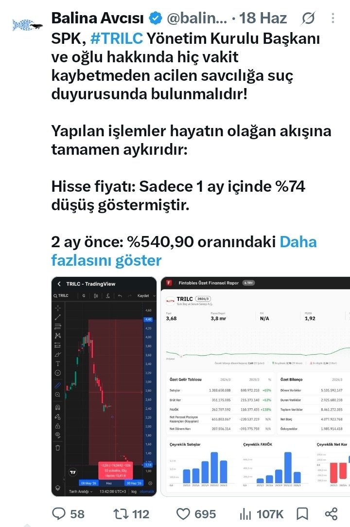 balina_avcisi's tweet photo. Tam beş ay oldu; dile kolay, koca beş ay! 

#TRİLC de yaşananların hayatın olağan akışına uygun olup olmadığını sorduğum onlarca paylaşım yaptım.

Attığımız tweetler yüz binlerce görüntülenme almasına rağmen, ne yazık ki hâlâ tek bir somut gelişme bile yaşanmadı. https://t.co/n16sWhpFMp